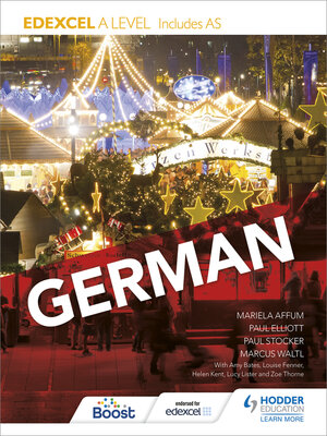 cover image of Edexcel a level German (includes AS)
